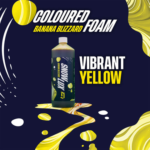 Snow Lux - Banana Blizzard - Coloured Snow Foam - 1 Litre