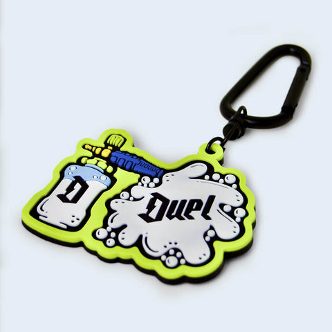 Duel 3D Snow Foam Rubber Keyring with karabiner