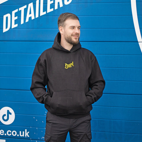 Duel Autocare Oversized Hoodie - Heavyweight Comfort, Bold Style